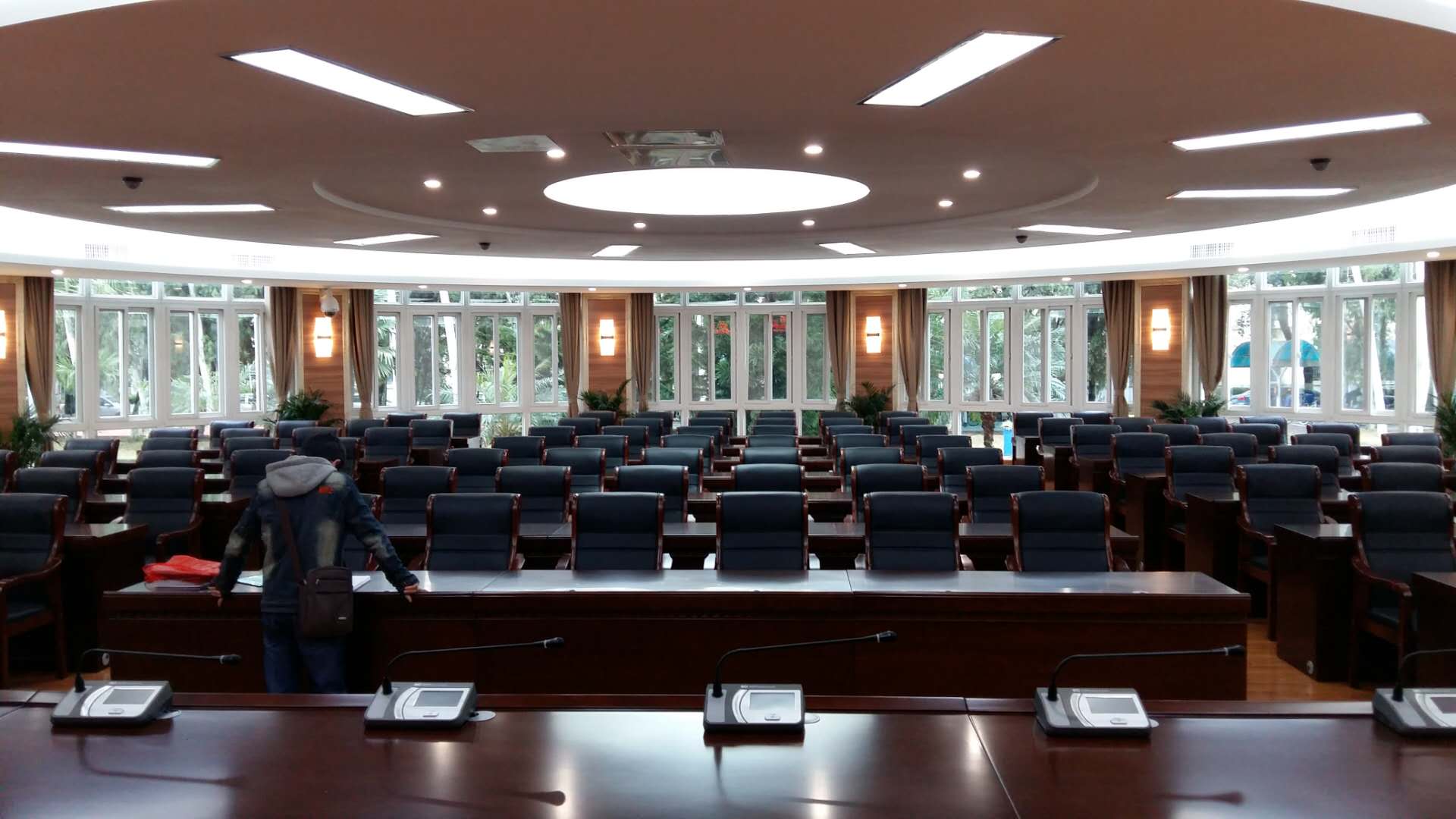 某部队多功能会议室